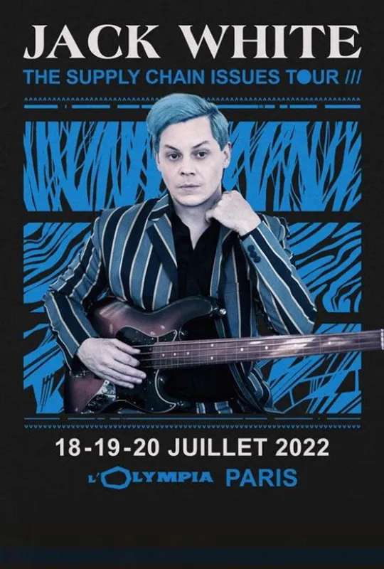 Jack White à l'Olympia poster