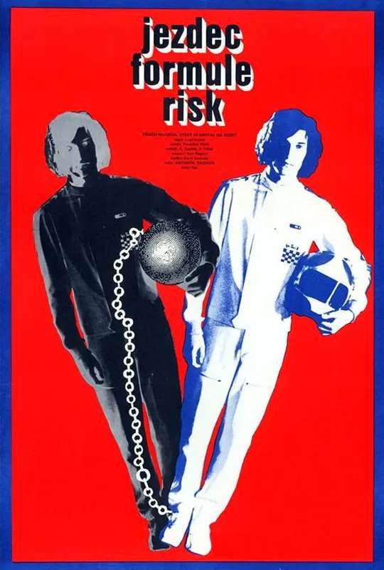 Jezdec formule risk poster