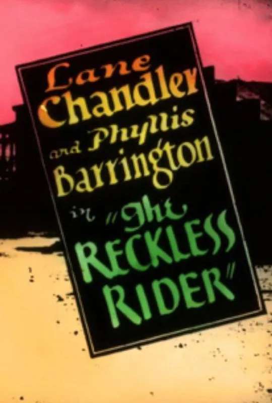The Reckless Rider poster
