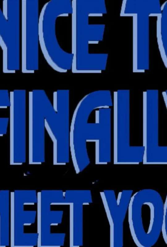 Nice to Finally Meet You poster