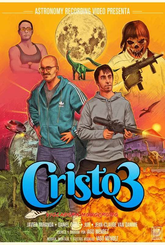 Cristo3-Violadora Monocromo poster