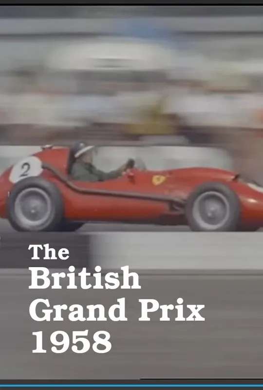British Grand Prix 1958 poster