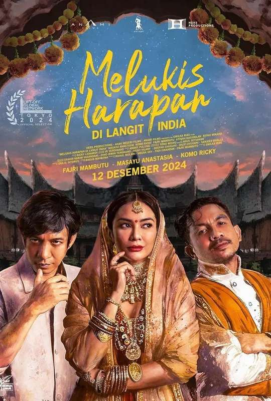 Melukis Harapan Di Langit India poster