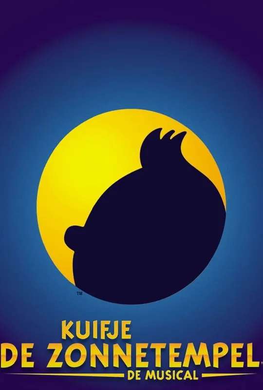 Kuifje: De Zonnetempel, De Musical poster