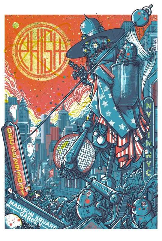 Phish 2016-12-31 Madison Square Garden, New York, NY poster