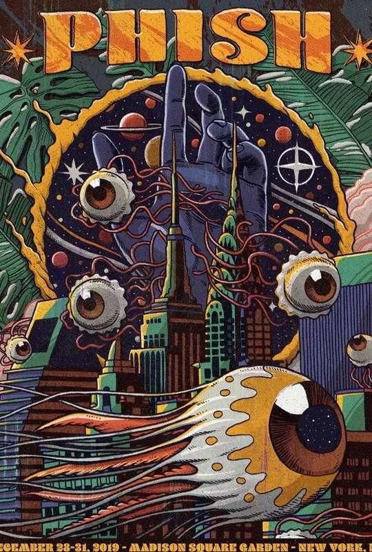 Phish 2019-12-31 Madison Square Garden, New York, NY poster