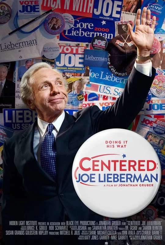 Centered: Joe Lieberman poster