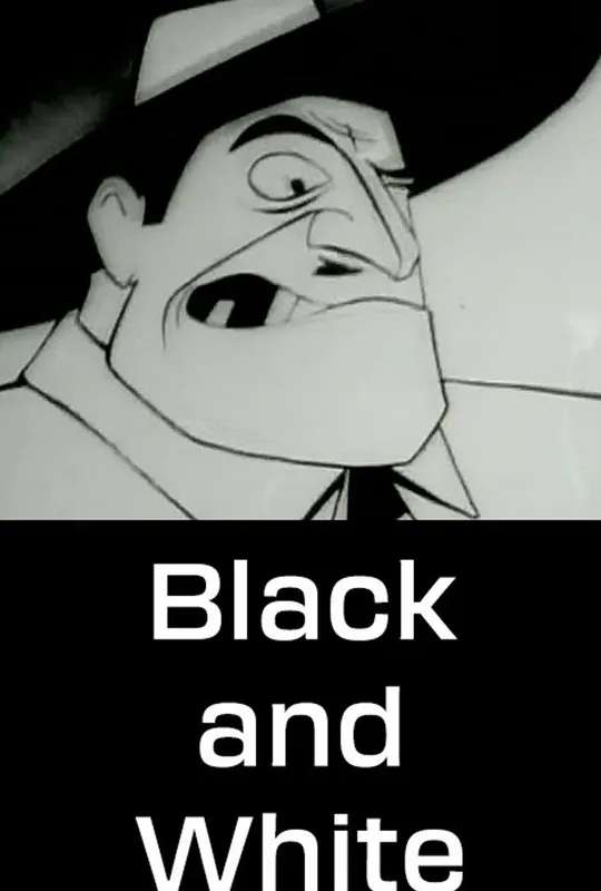 Black and White poster