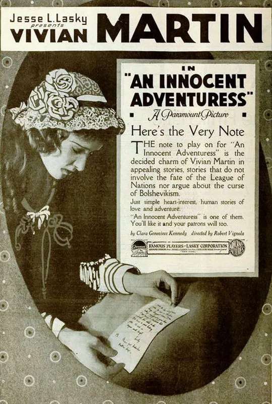 An Innocent Adventuress poster