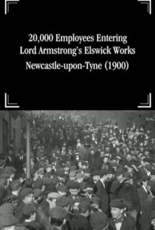 20,000 Employees Entering Lord Armstrong's Elswick Works, Newcastle-upon-Tyne poster