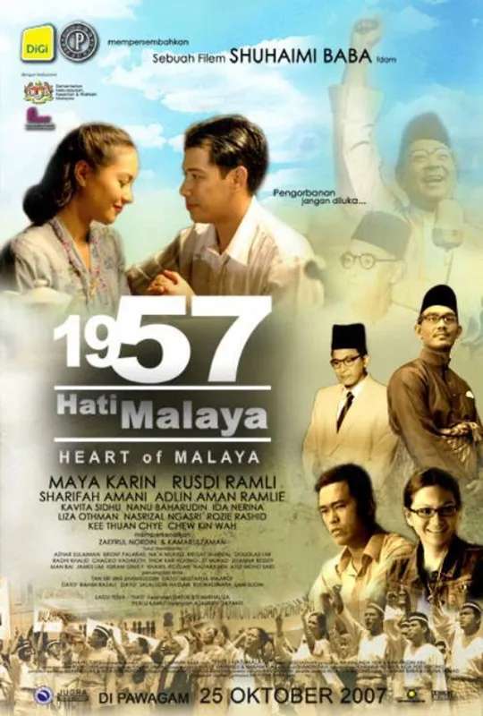 1957 Hati Malaya poster
