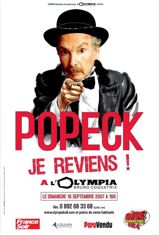 Popeck à l'Olympia poster