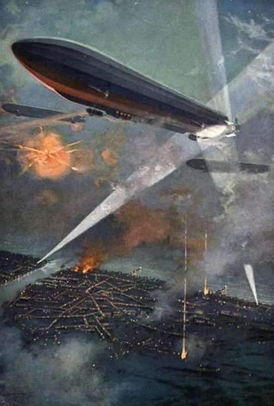 Attack of the Zeppelins poster