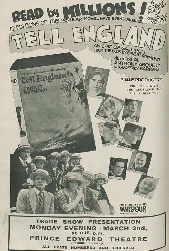 Tell England poster