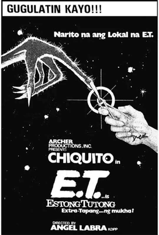 E.T. is Estong Tutong poster