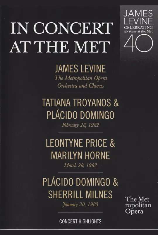 In Concert at The Met poster