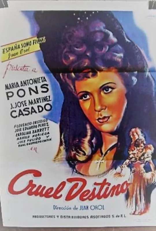 Cruel destino poster