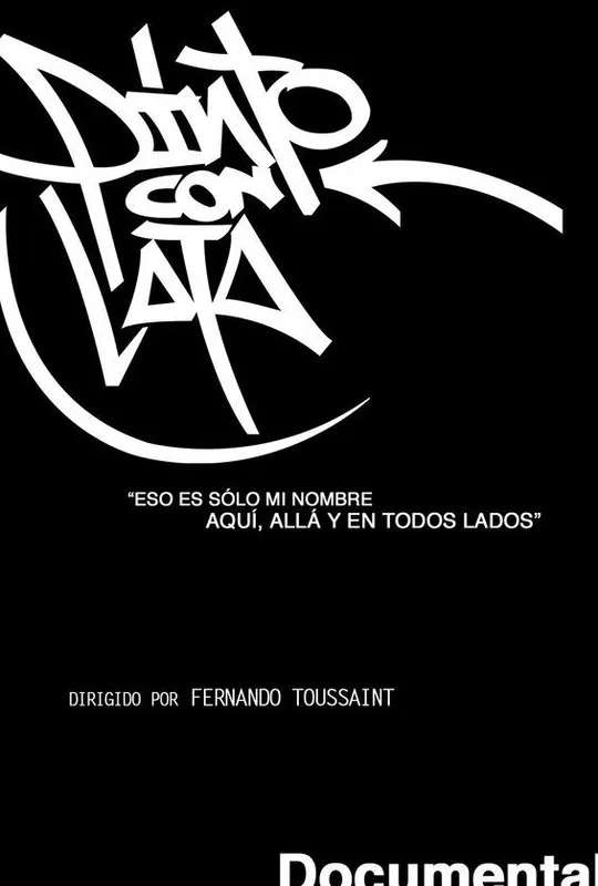 Pinto con lata poster