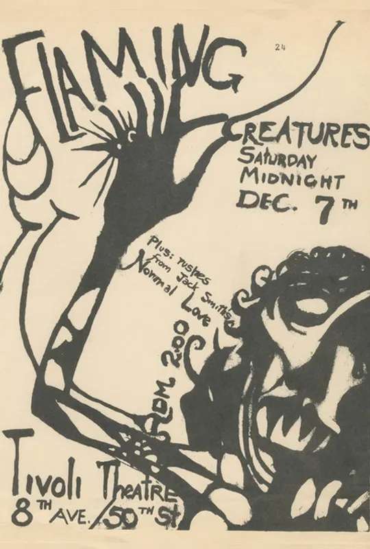 Flaming Creatures poster