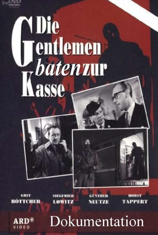 Die Gentlemen baten zur Kasse poster