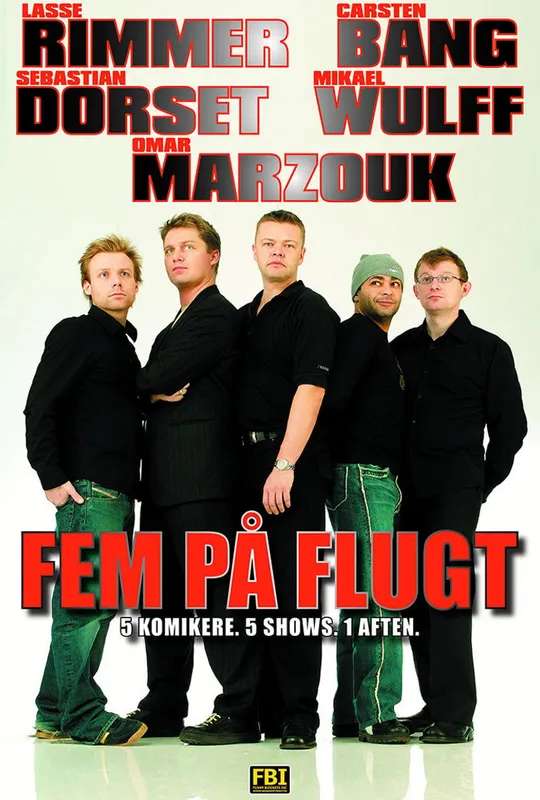 Fem På Flugt poster