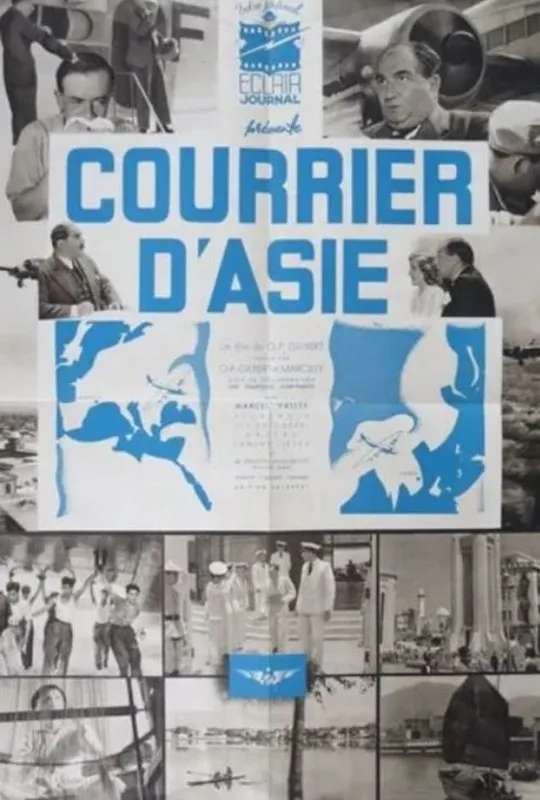 Courrier d'Asie poster