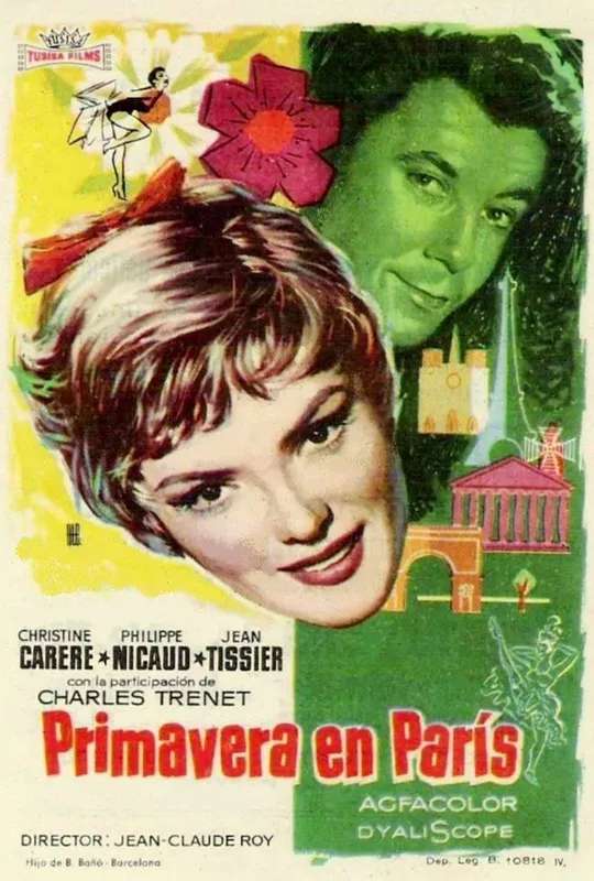 Springtime in Paris poster