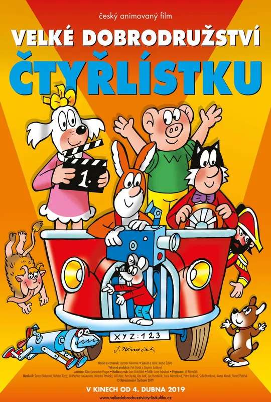 Velké dobrodružství Čtyřlístku poster