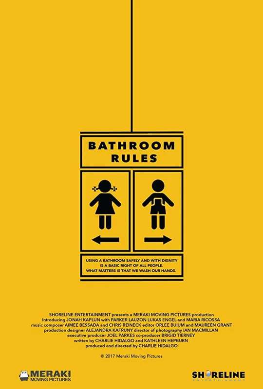 Bathroom Rules poster