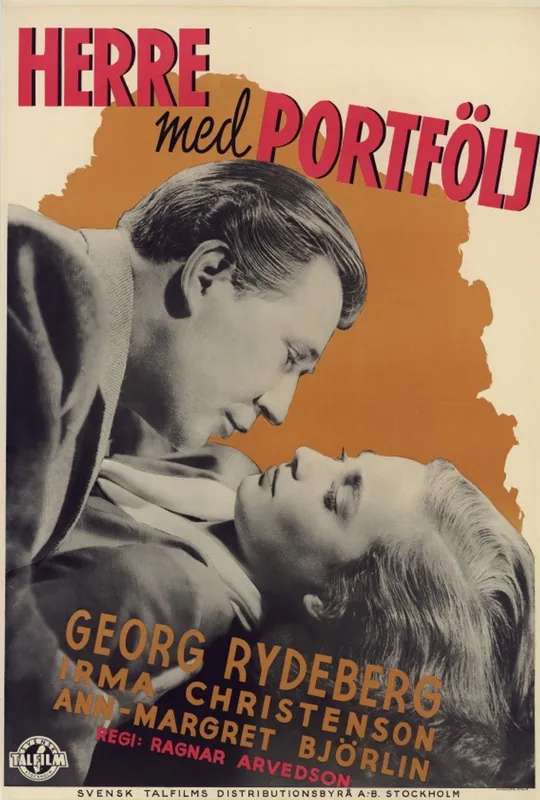 Herre med portfölj poster