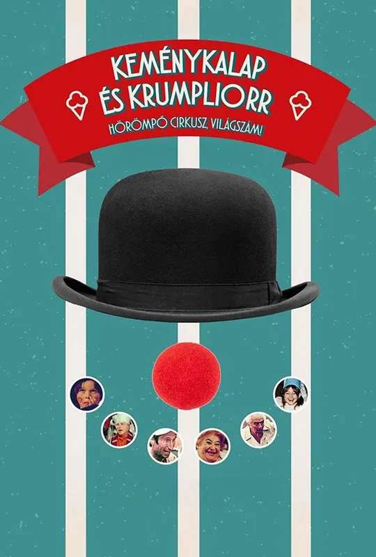 Bowler Hat and Red Nose poster