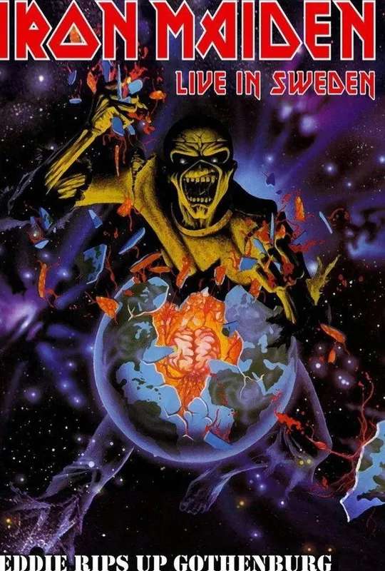Iron Maiden - Eddie Rips Up Gothenburg poster