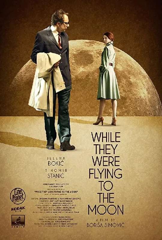 While They Were Flying to the Moon poster