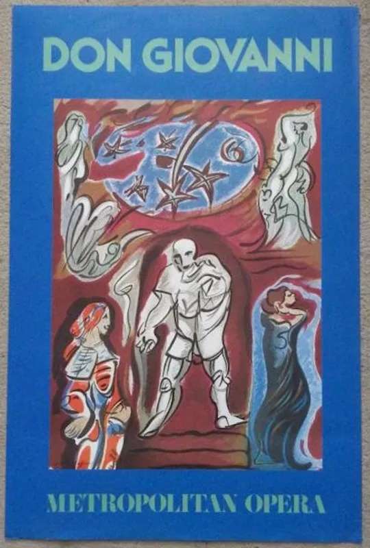The Metropolitan Opera: Don Giovanni poster