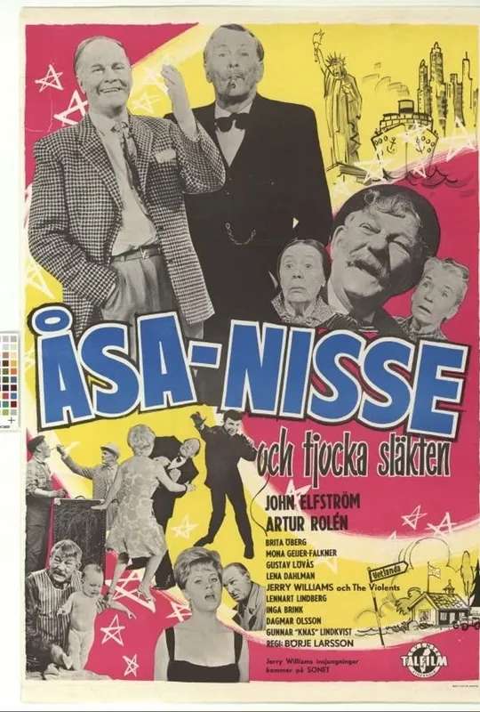 Åsa-Nisse och tjocka släkten poster