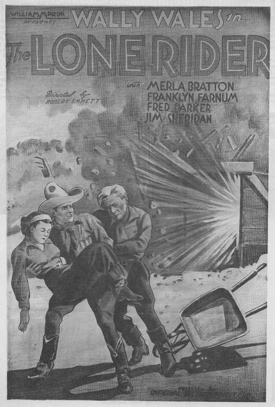 The Lone Rider poster