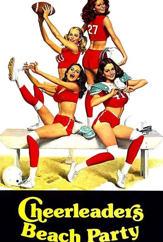 Cheerleaders Beach Party poster