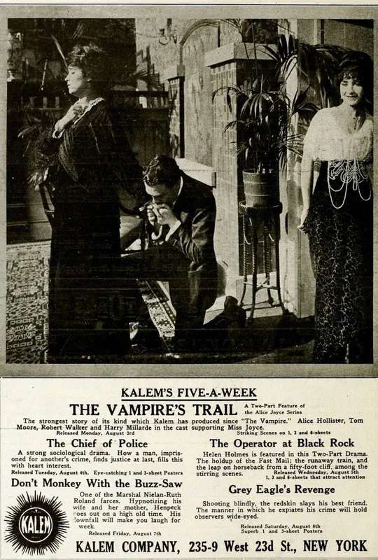 The Vampire's Trail poster