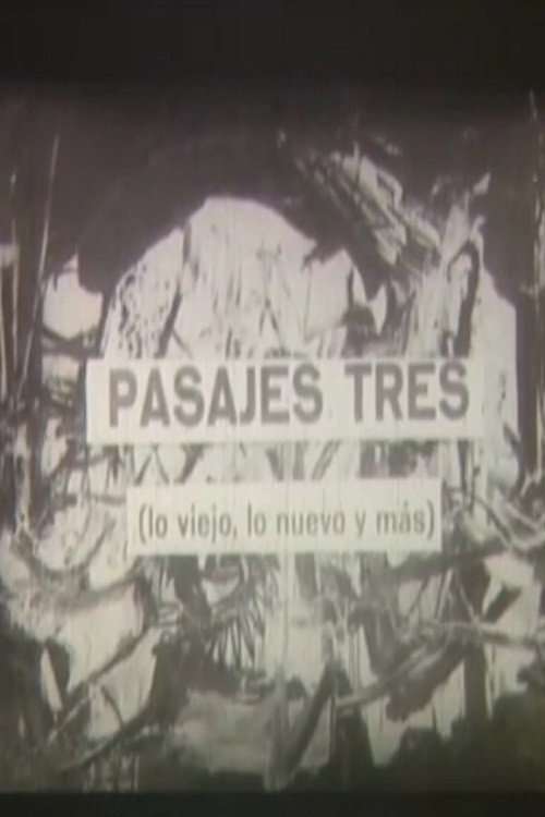 Pasajes tres poster
