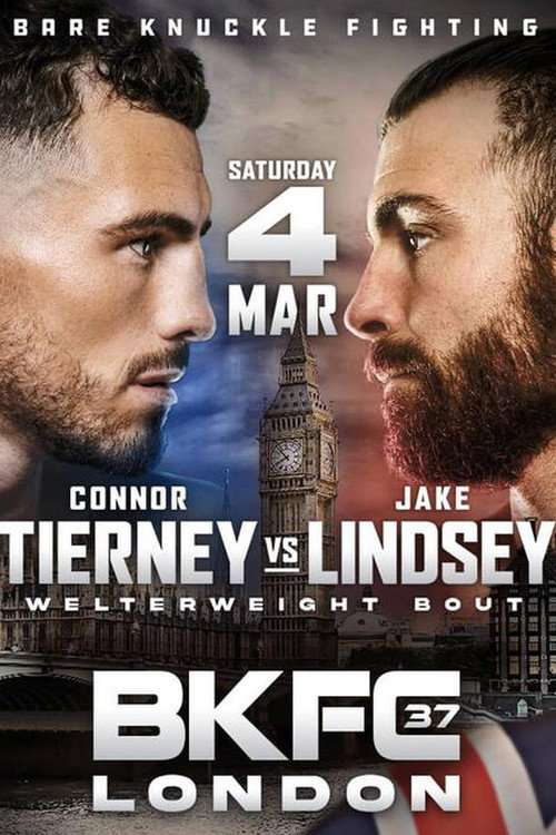 BKFC 37 London: Tierney vs. Lindsey poster