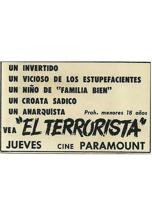 El terrorista poster
