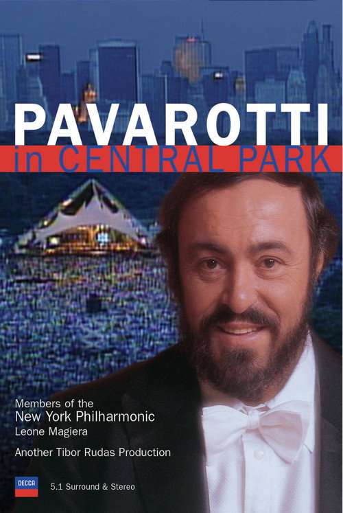 Pavarotti in Central Park poster
