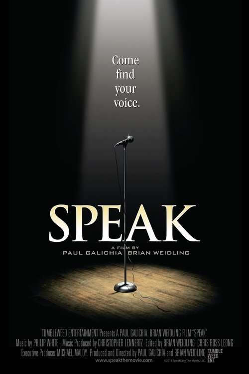 Speak poster