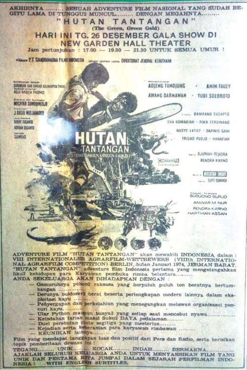 Hutan Tantangan poster