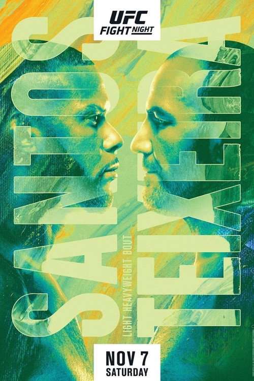 UFC on ESPN 17: Santos vs. Teixeira poster