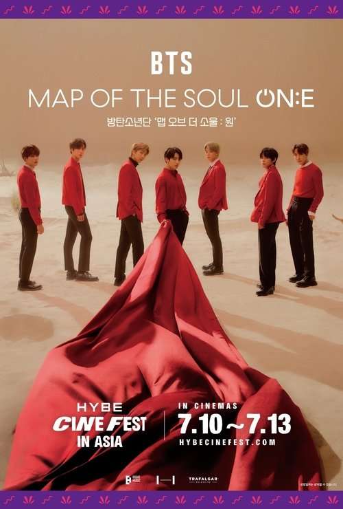 BTS MAP OF THE SOUL ON:E DVD poster