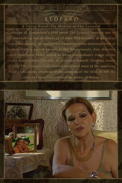 A Dying Breed: The Making of 'The Leopard' poster