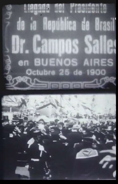 Llegada del Presidente de la República de Brasil Dr. Campos Salles en Buenos Aires poster