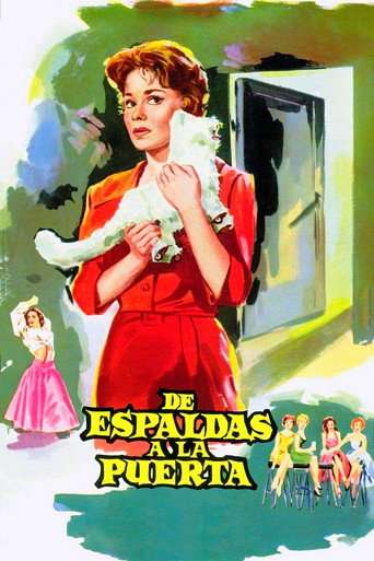 De espaldas a la puerta poster
