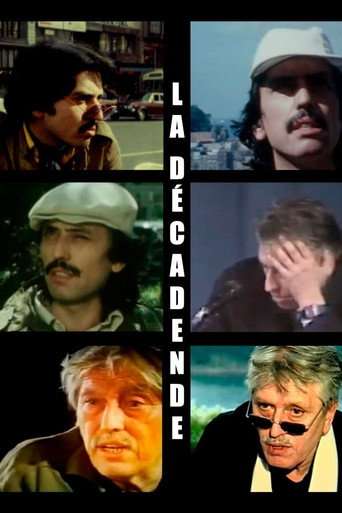 La décadence poster